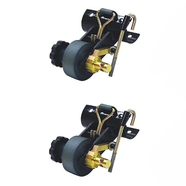 (Pair) Retractable Ratchet Tie Down 5480007 CargoBuckle G3 For Trucks & Trailers